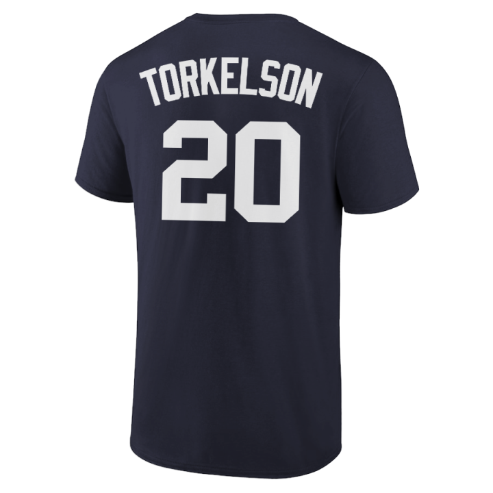 Spencer Torkelson T-Shirt Detroit Tigers Player Name and Number Soft Jersey Tee