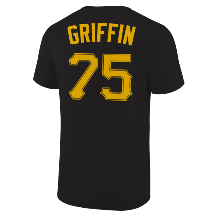 Konnor Griffin T-Shirt Pittsburgh Pirates Player Name and Number Soft Jersey Tee