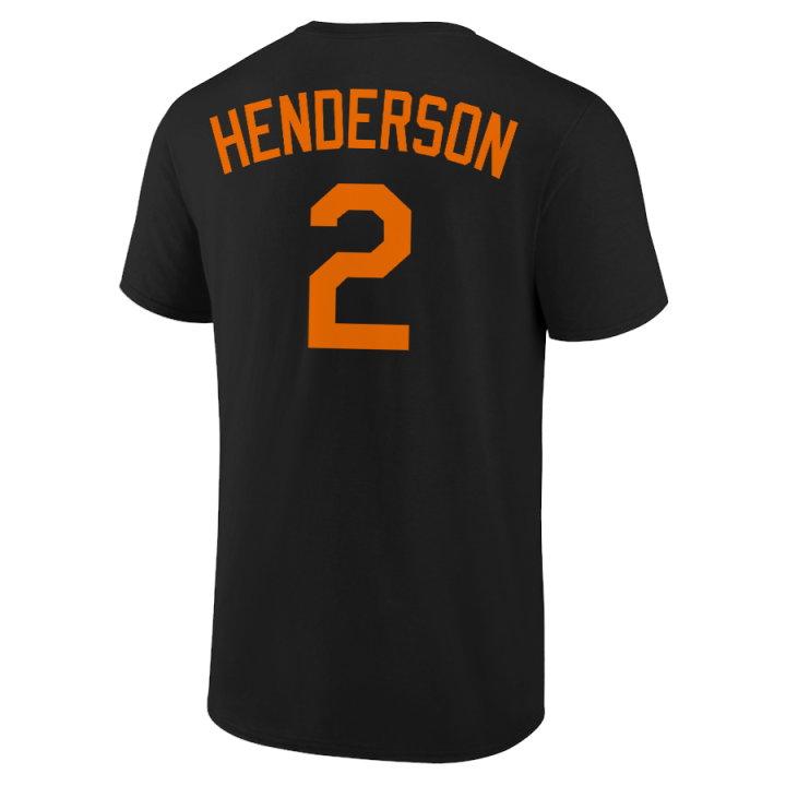 Gunnar Henderson T-Shirt Baltimore Orioles Player Name and Number Soft Jersey Tee