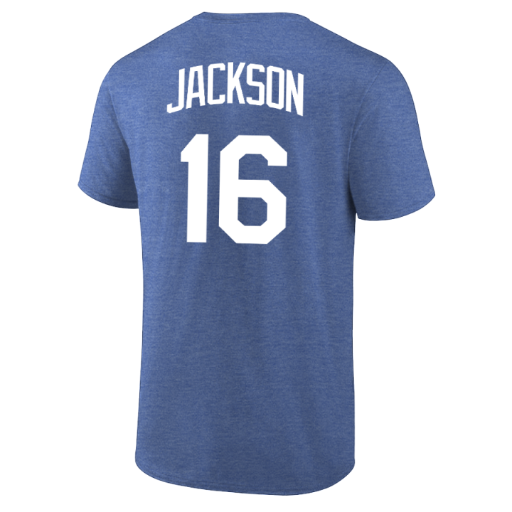 Bo Jackson T-Shirt Kansas City Royals Player Name and Number Soft Jersey Tee