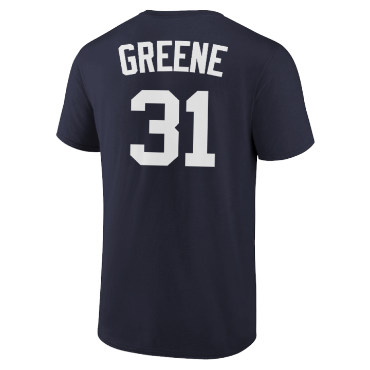 Riley Greene T-Shirt Detroit Tigers Player Name and Number Soft Jersey Tee
